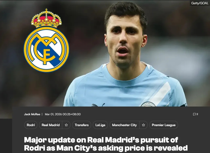 半岛体育官网-记者：曼城愿5000万出售皇马目标！切尔西年度亏损3.55亿创纪录！|罗德里|罗德里戈·埃尔南德斯·卡斯坎特|罗德里-塔林|皇家马德里|西班牙人_新浪体育_新浪新闻